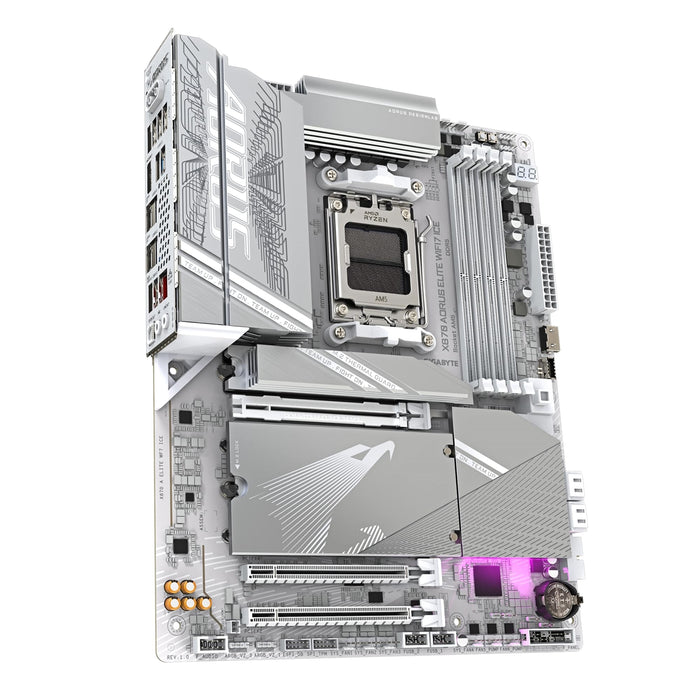 Gigabyte X870 AORUS ELITE WIFI7 ICE | AM5, DDR5, PCIe 5.0, USB4
