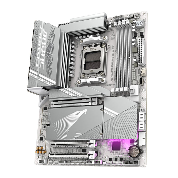 Gigabyte X870 AORUS ELITE WIFI7 ICE | AM5, DDR5, PCIe 5.0, USB4