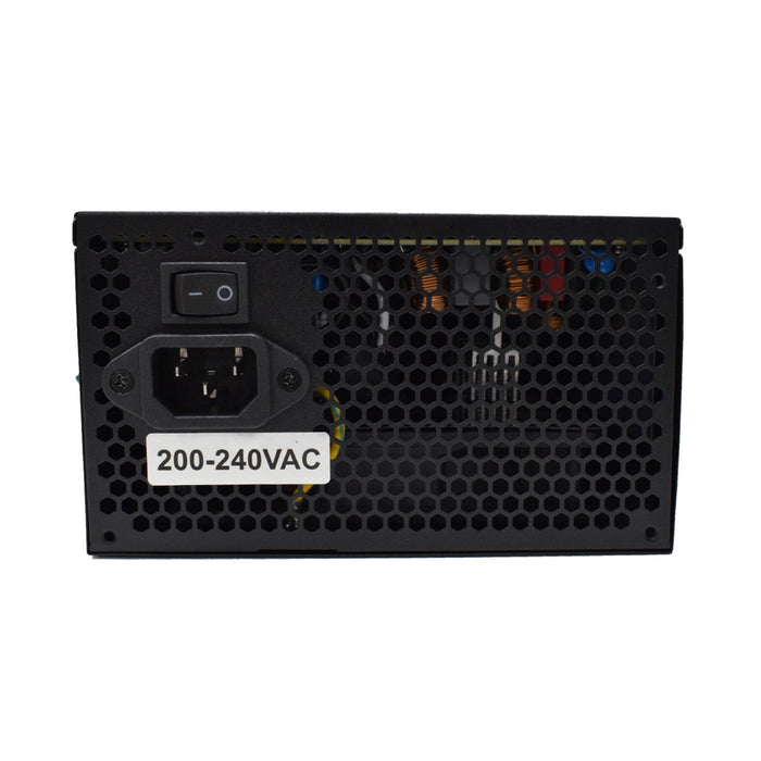 CRONUS 500W ATV ECO PSU, 120mm Silent Cooling Fan, 80 PLUS Bronze, Non Modular, Flat Black Cables, White Box - IT Supplies Ltd