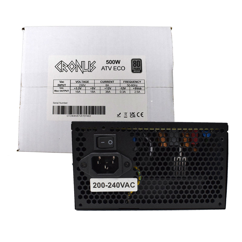 CRONUS ECO 500W 80 Plus Bronze PSU Power Supply
