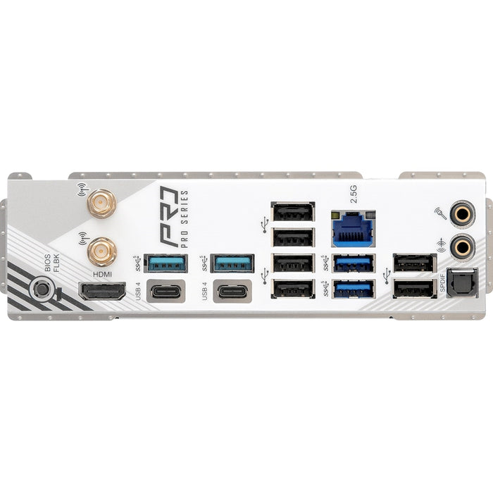 ASRock X870 PRO RS WIFI AMD AM5 Socket Motherboard, ATX, 4x DDR5 Slots, 3x M.2 Sockets, 3x USB-C Port, Fitted I/O Shield, 2.5GbE LAN, Wi-Fi 7, 1x HDMI Port / 2x USB-C (USB4) - IT Supplies Ltd