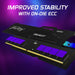 Kingston FURY Beast KF560C36BBE2AK2-32 RGB 32GB (2x16GB) System Memory, DDR5, 6000MHz, Black, 288 Pin, 1.35v, CL36, AMD EXPO Certified - IT Supplies Ltd