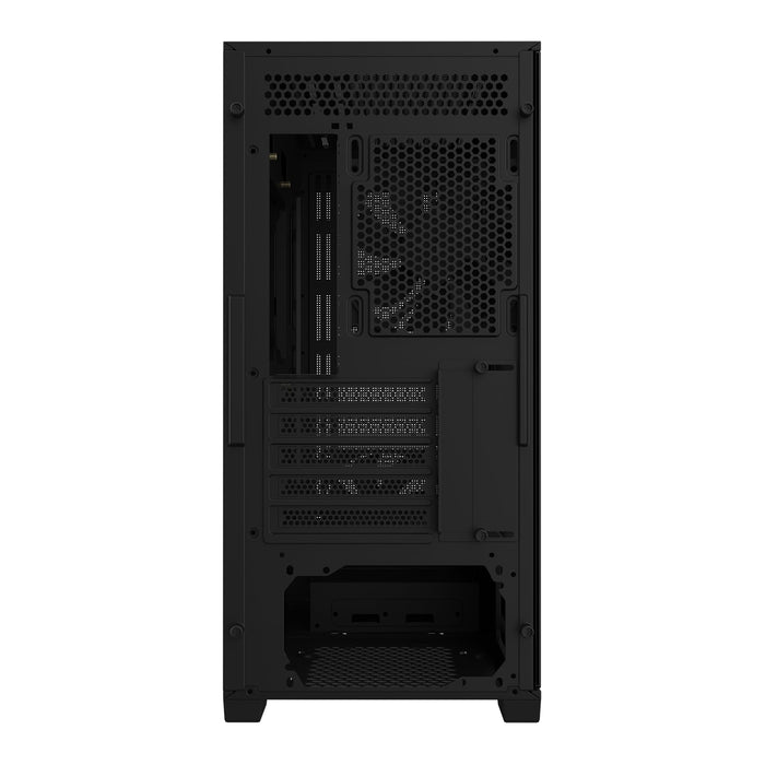 Gigabyte C102 GLASS Mid Tower PC Case - Black, Tempered Glass Side Panel, Optimized Airflow, Dual USB 3.0 Ports, Supports Liquid Cooling Up to 360mm - IT Supplies Ltd