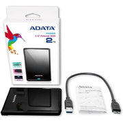 Adata HV620S 4TB USB 3.1 2.5 Inch Portable External Hard Drive, Black - IT Supplies Ltd