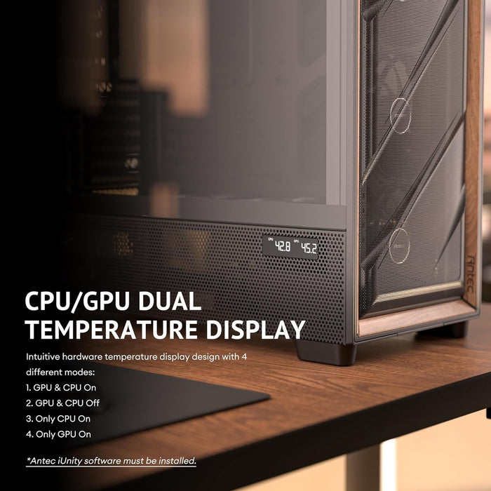 Antec Flux PRO | Full Tower, USB Type-C, Tempered Glass, 6 Fans
