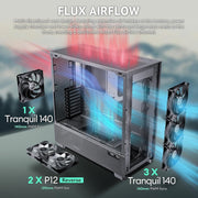 Antec Flux PRO | Full Tower, USB Type-C, Tempered Glass, 6 Fans - IT Supplies Ltd