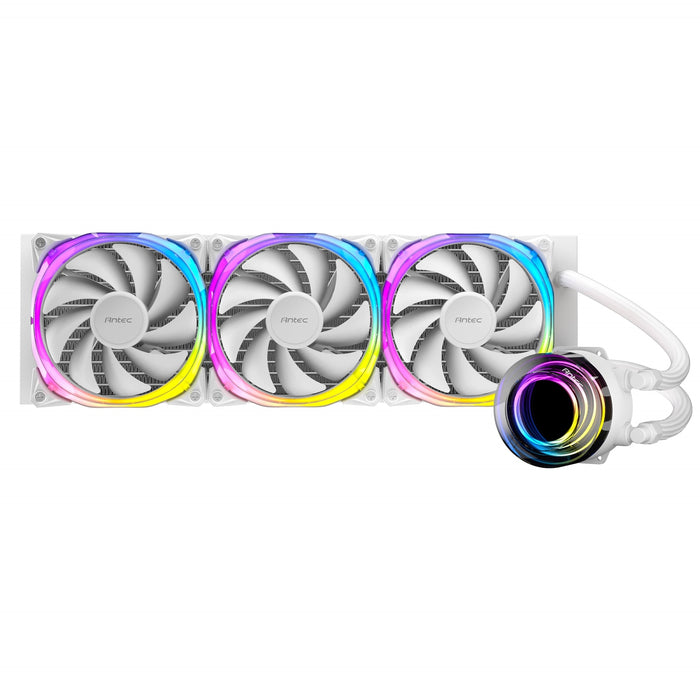 Antec Vortex 360 ARGB AIO Cooler – Silent & High-Performance, White