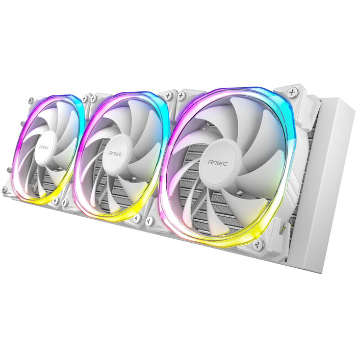 Antec Vortex 360 ARGB AIO Cooler – Silent & High-Performance, White