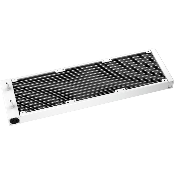 DeepCool LD 360 AIO Liquid CPU Cooler,White, Universal Socket, 360mm Radiator, PWM 2400RPM Cooling Fans, Addressable RGB LED Lighting, Fully Customizable Infinity Mirror Cap Design, Digital Display, - IT Supplies Ltd