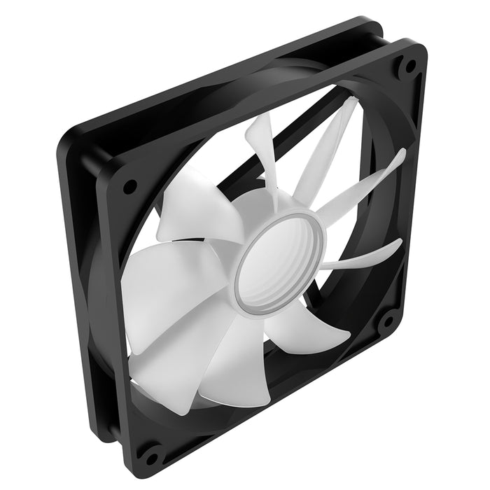 CiT Halo 120mm Infinity ARGB Black Fan – PWM, Quiet, High Airflow