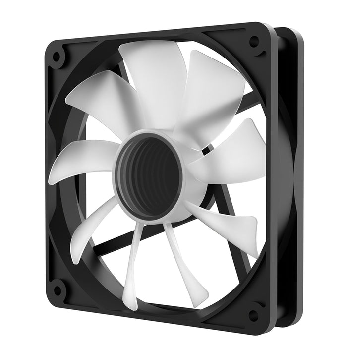 CiT Halo 120mm Infinity ARGB Black Fan – PWM, Quiet, High Airflow