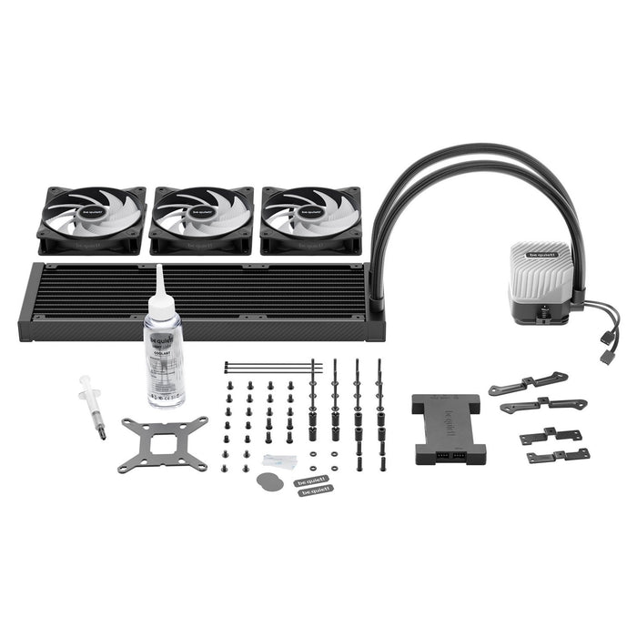 be quiet! Light Loop 360mm AIO Liquid Cooler - High-Performance ARGB All-in-One Water Cooling System with Triple Light Wings LX PWM Fans - IT Supplies Ltd