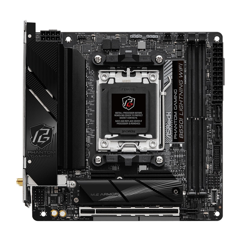 ASRock B650I Lightning WiFi AM5 Mini-ITX DDR5 PCIe 5.0 Motherboard