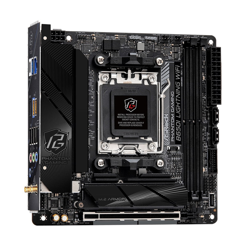 ASRock B650I Lightning WiFi AM5 Mini-ITX DDR5 PCIe 5.0 Motherboard