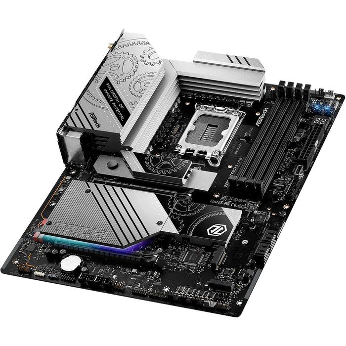 ASRock Z890 TAICHI LITE Intel 1851 Socket Motherboard, ATX, 4x DDR5 Slots, 6x M.2 Sockets, 3x USB-C Port, Fitted I/O Shield, 5GbE LAN, Wi-Fi 7, 1x HDMI Port / 2x USB-C (USB4) - IT Supplies Ltd