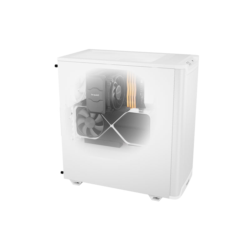 be quiet! Pure Base 501 Airflow White | Mid Tower, USB-C, Silent Fans - IT Supplies Ltd