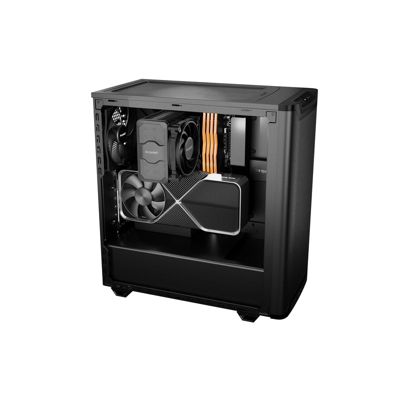 be quiet! Pure Base 501 Airflow Black | Mid-Tower Silent Cooling USB-C - IT Supplies Ltd