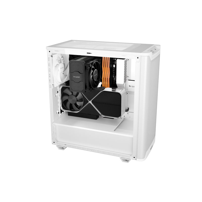 be quiet! Pure Base 501 Airflow Window White | Silent, High Airflow - IT Supplies Ltd