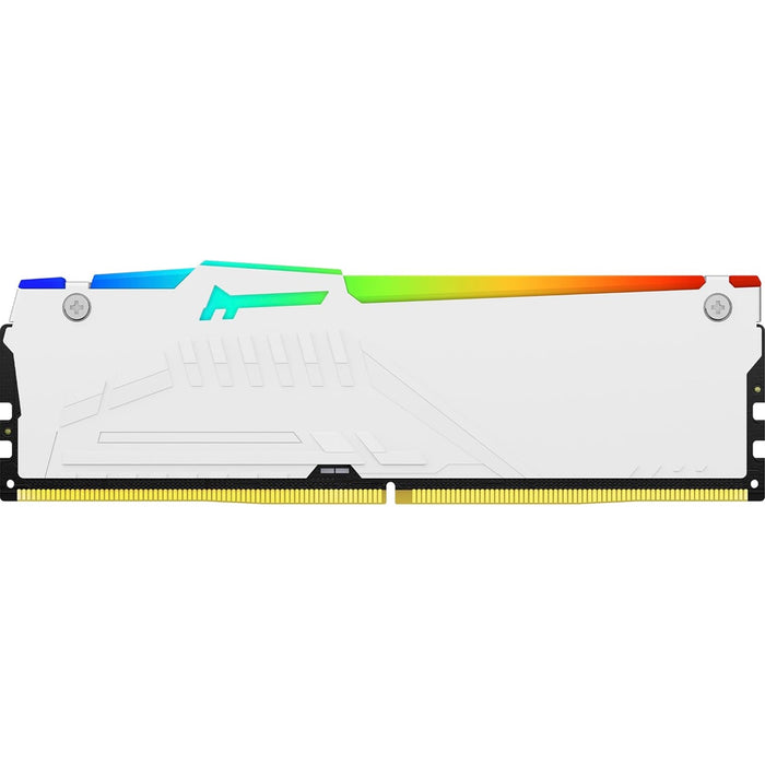 Kingston FURY Beast KF564C32BWA-32 32GB (1x32GB) RGB White System Memory, 6400MT/s, DDR5, CL32, DIMM, AMD EXPO Certified - IT Supplies Ltd