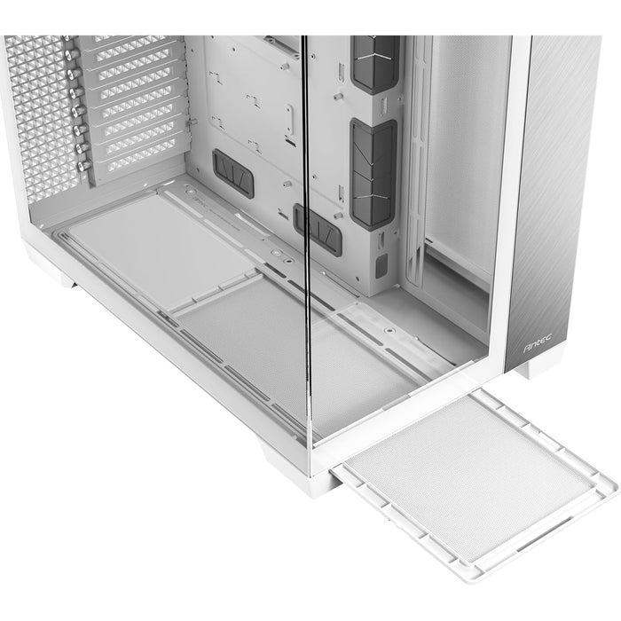 Antec Constellation C8 Full Tower PC Case, Aluminium White, Vertical Cooling