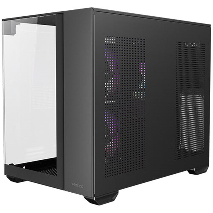 Antec CX600M Trio ARGB Case – 3 Glass Panels, 3 ARGB Fans, mATX