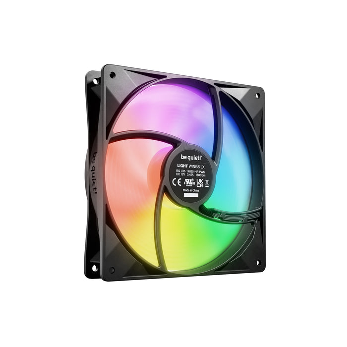 be quiet! Light Wings LX 140mm ARGB Fans – Silent, High Airflow