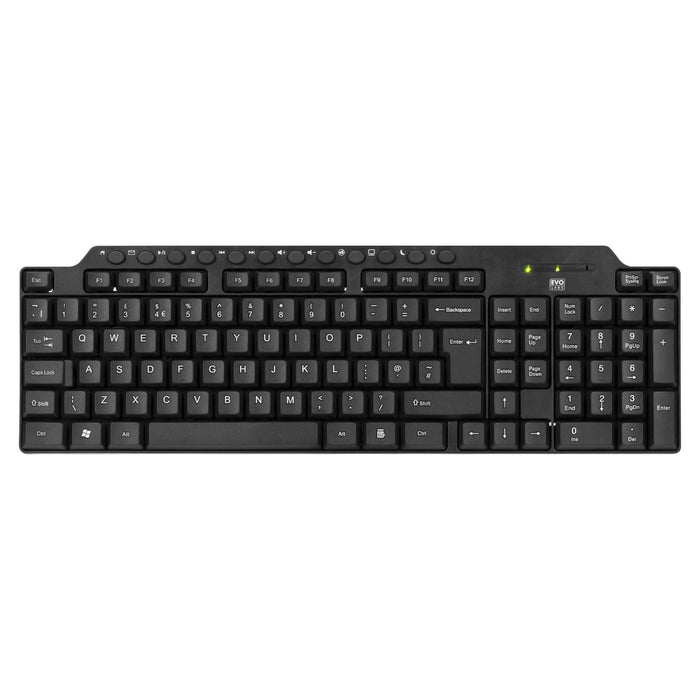 Evo Labs CM-501UK Wired Keyboard & Mouse Combo | USB Plug & Play