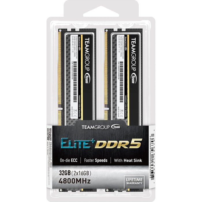 Team Elite Plus 32GB (2x16GB) DDR5 4800MHz RAM | High-Performance & Reliable