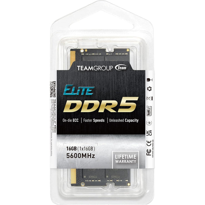 Team Elite 16GB DDR5 5600MHz SODIMM | High-Performance Laptop RAM