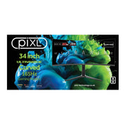 piXL CM34C7 34" Ultrawide Gaming Monitor – 165Hz, USB-C, RGB - IT Supplies Ltd