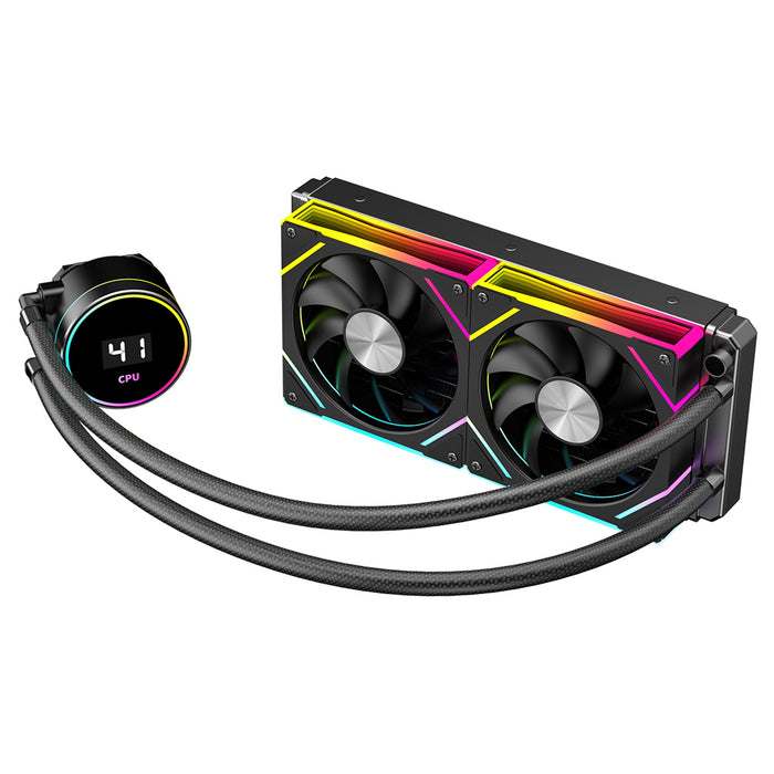 CiT Pro Glacier 240mm ARGB AIO CPU Cooler – Silent & High-Performance