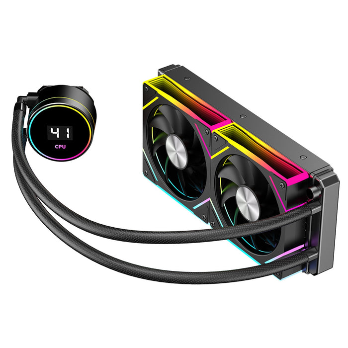CiT Pro Glacier 240mm ARGB AIO CPU Cooler – Silent & High-Performance