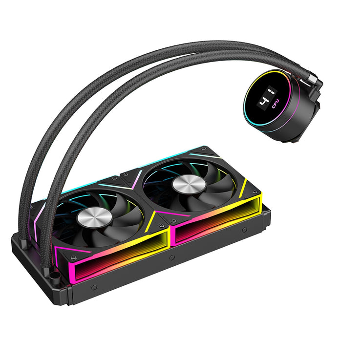 CiT Pro Glacier 240mm ARGB AIO CPU Cooler – Silent & High-Performance