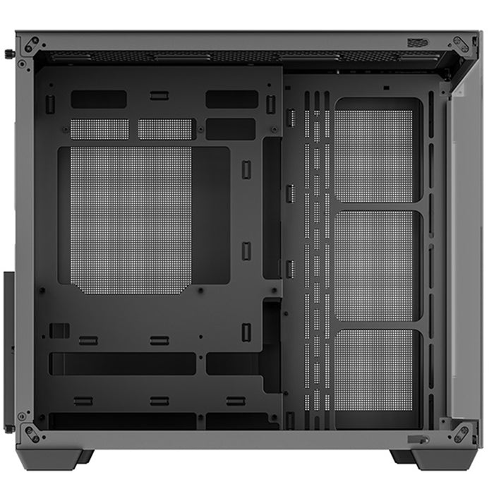 DeepCool CG530 Black Case | Dual-Chamber, Tempered Glass, High Airflow