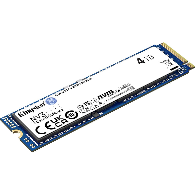 Kingston NV3 4TB NVMe SSD PCIe Gen4 M.2 2280 – High-Speed Storage