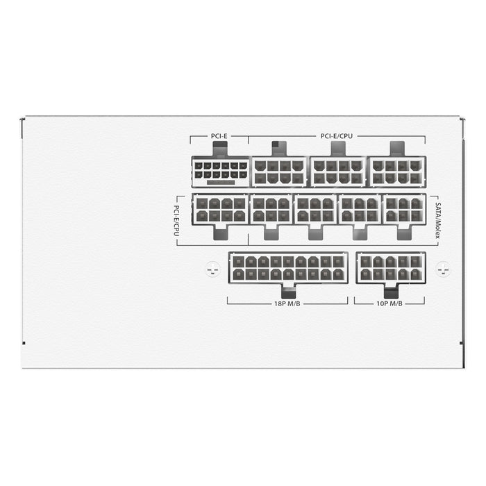 Antec GSK 850W 80+ Gold PSU – ATX 3.1, Full Modular, White Edition