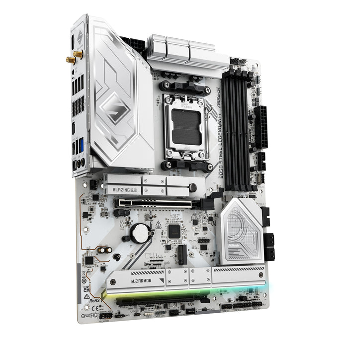 ASRock B850 Steel Legend WiFi AMD AM5 ATX Motherboard – PCIe 5.0, Wi-Fi 7