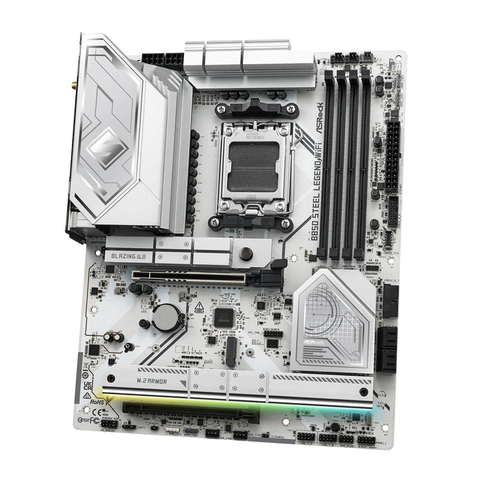 ASRock B850 Steel Legend WiFi AMD AM5 ATX Motherboard – PCIe 5.0, Wi-Fi 7