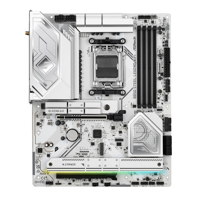 ASRock B850 Steel Legend WiFi AMD AM5 ATX Motherboard – PCIe 5.0, Wi-Fi 7