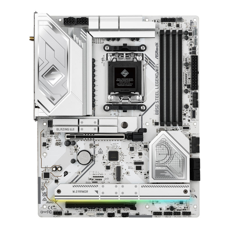 ASRock B850 Steel Legend WiFi AMD AM5 ATX Motherboard – PCIe 5.0, Wi-Fi 7 - IT Supplies Ltd