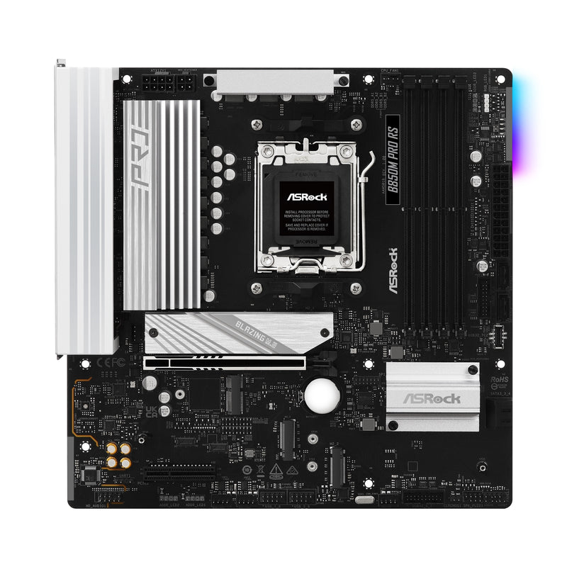 ASRock B850M Pro RS | AM5, DDR5, PCIe 5.0, M.2, USB-C, 2.5GbE, HDMI Motherboard - IT Supplies Ltd