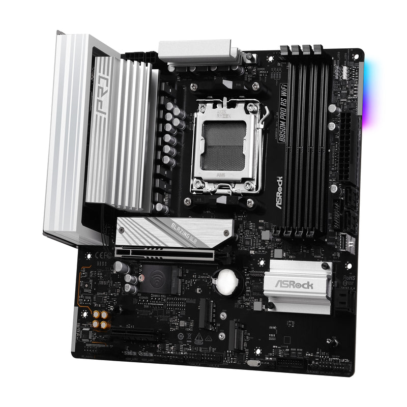 ASRock B850M Pro RS WiFi AM5 DDR5 Micro-ATX Motherboard