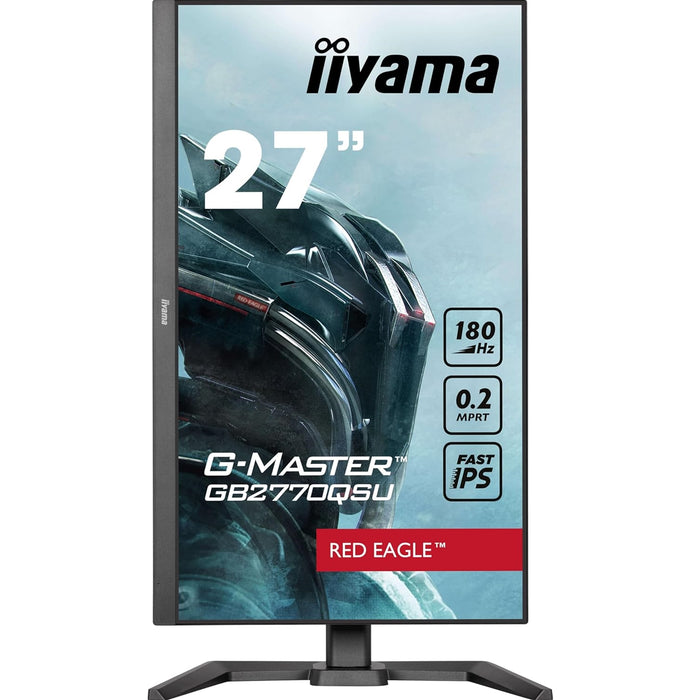 iiyama G-Master GB2770QSU-B6 27" WQHD IPS Gaming Monitor, 180Hz, 0.2ms