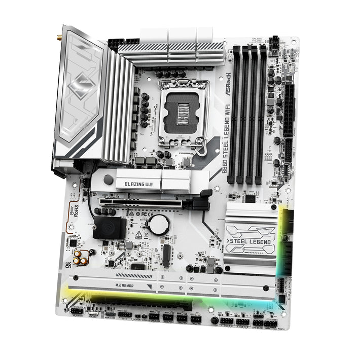 ASRock B860 Steel Legend WiFi ATX Motherboard | DDR5, M.2, Wi-Fi 6E