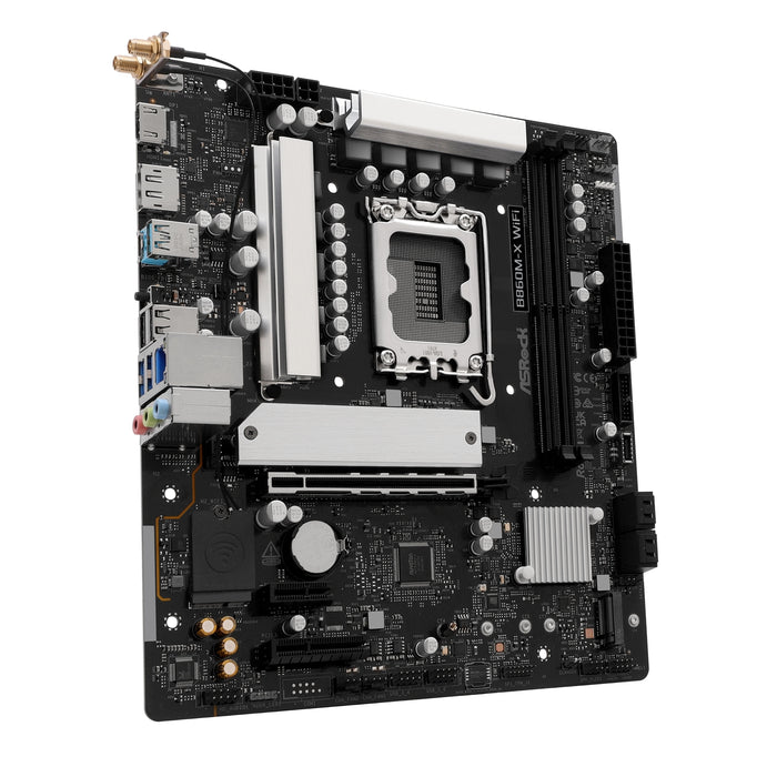 ASRock B860M-X WiFi Intel 1851 Socket Micro-ATX DDR5 M.2 Motherboard