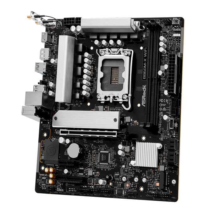 ASRock B860M-X WiFi Intel 1851 Socket Micro-ATX DDR5 M.2 Motherboard