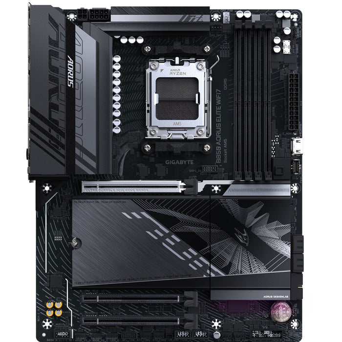 Gigabyte B850 AORUS ELITE WIFI7 AM5 ATX Motherboard – DDR5, PCIe 5.0