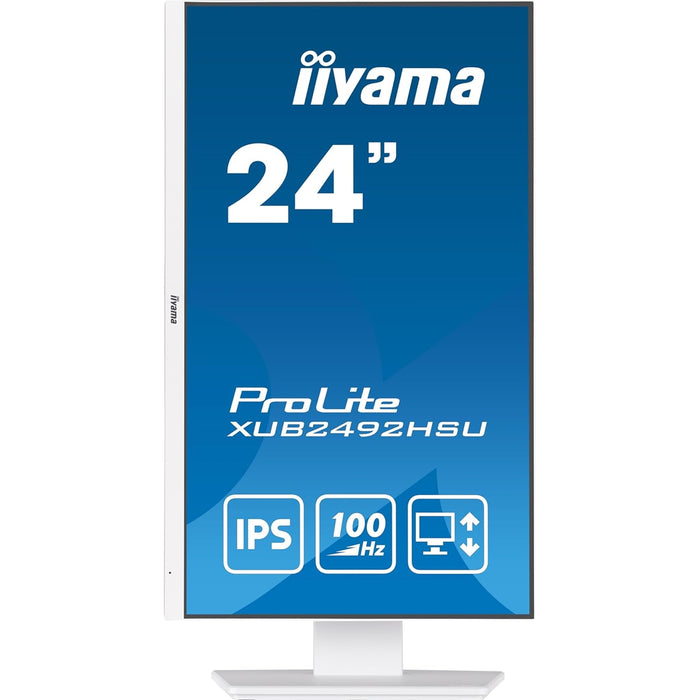 iiyama XUB2492HSU-W6 24" IPS Monitor, Full HD, 100Hz, FreeSync