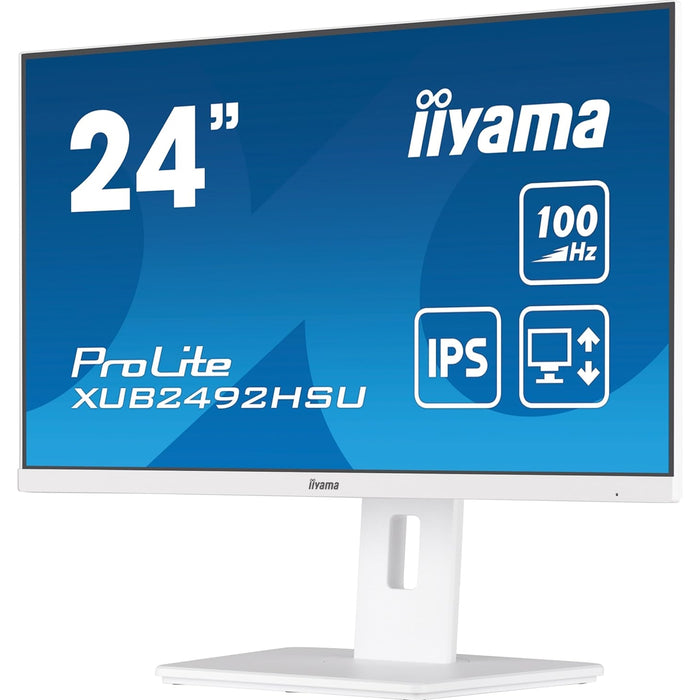 iiyama XUB2492HSU-W6 24" IPS Monitor, Full HD, 100Hz, FreeSync