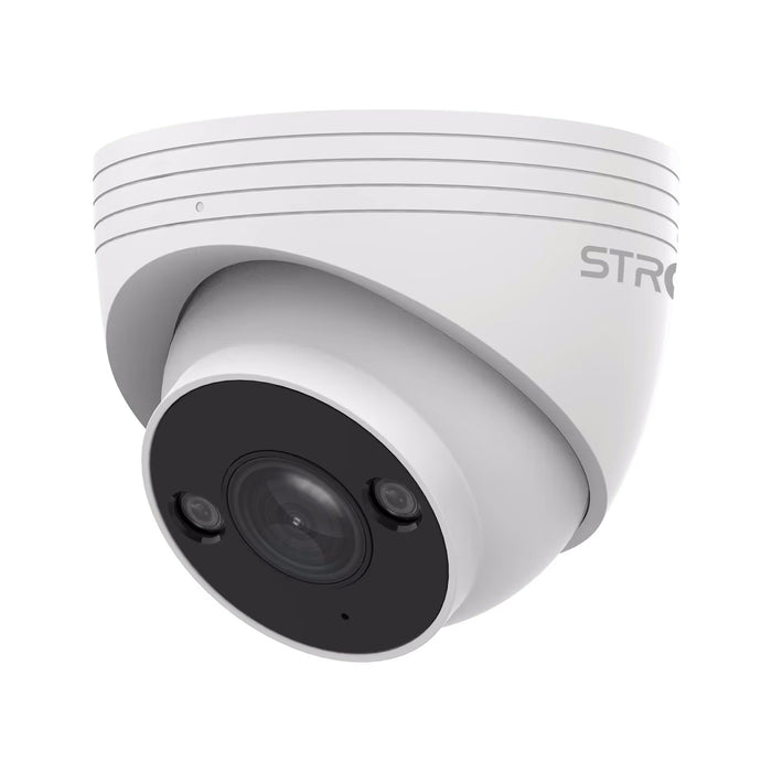 Strong TURRET 5MP Turret IP Camera with AI & Audio - Dual-Light Vision